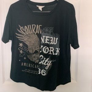 Black Graphic T-Shirt (L)